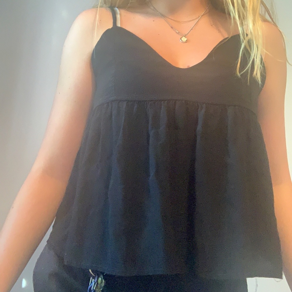 BRANDY MELVILLE BLACK BEACH COVERUP OPEN BACK